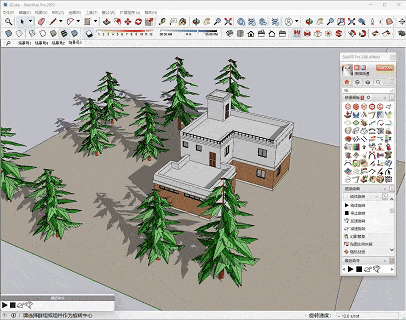 【建模】SU建模和平精英同款別墅
