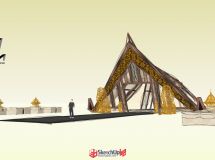 具有濃郁泰式風情又現(xiàn)代感十足的售樓部入口-4