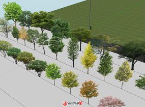 全網(wǎng)收集優(yōu)質(zhì)2d真實(shí)景觀樹(shù)灌木合集，工作6年長(zhǎng)期積累的...-7