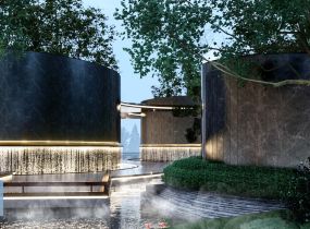 Lumion作品 跌水景墻 69K Visual（1）-3