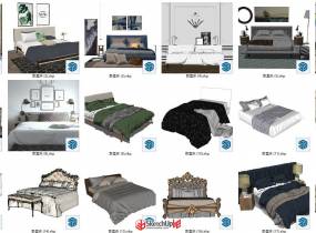 臥室床布置合集-6